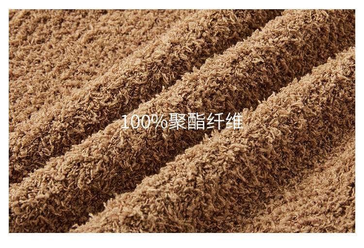 Plain Hooded Cropped Zip Cardigan Product Image