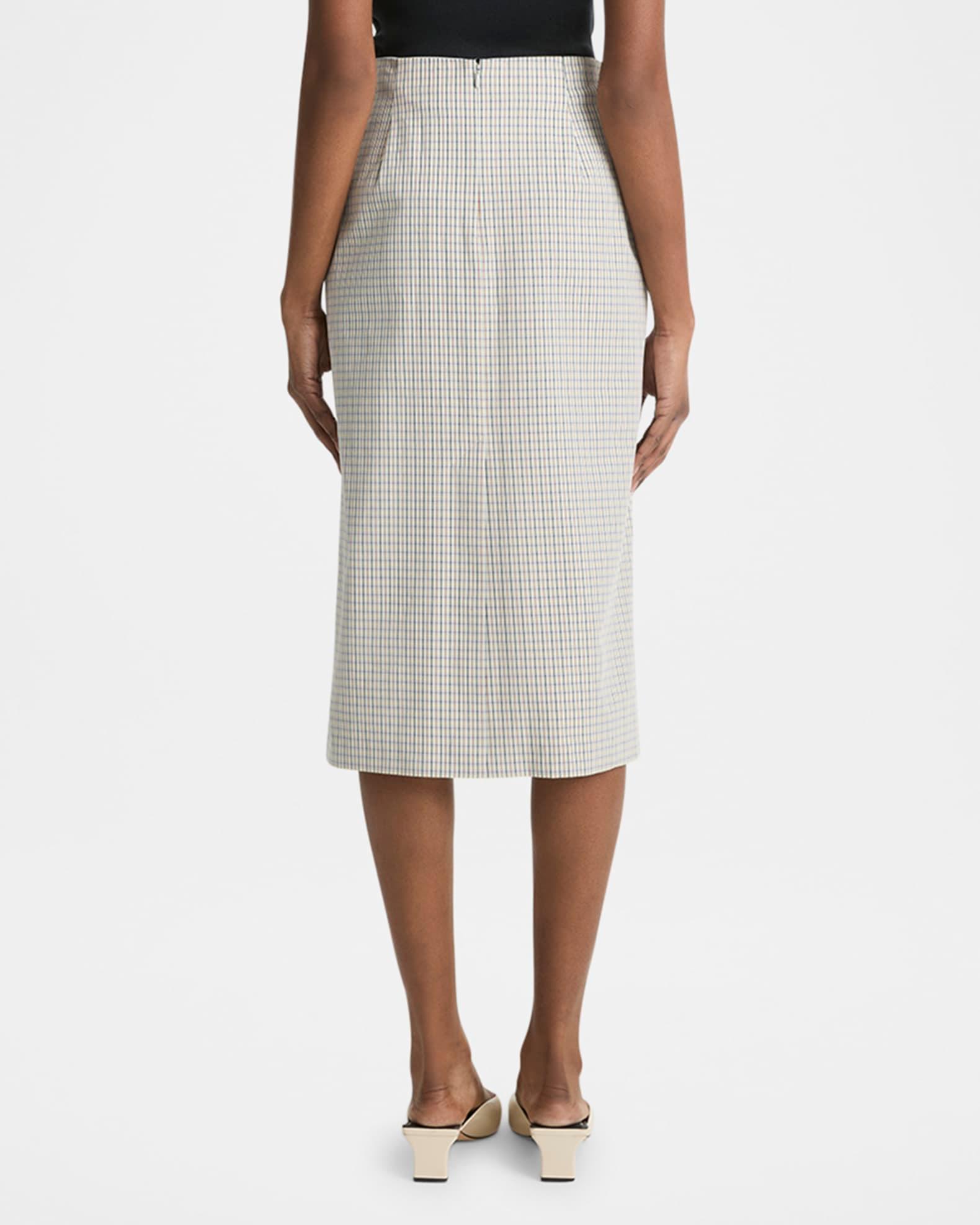 Gardeners Check Pencil Skirt  Product Image