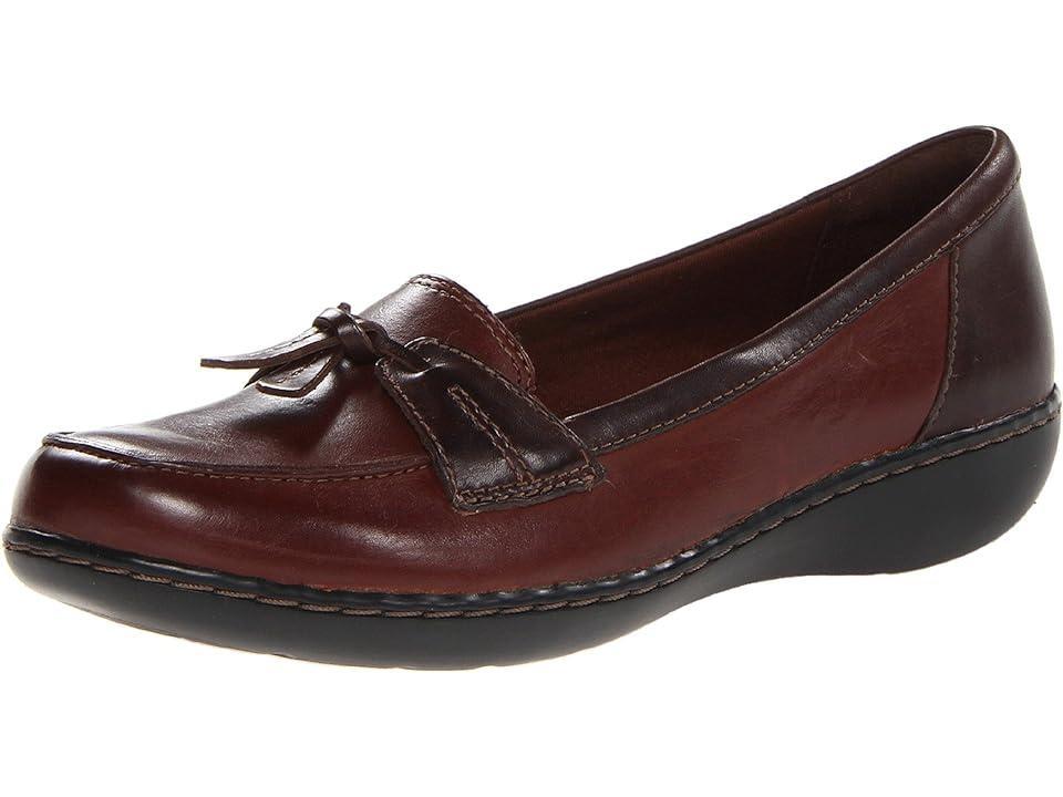 Clarks® Ashland Bubble Women's Loafers, Size: 6.5 Wide, Brown Team Product Image