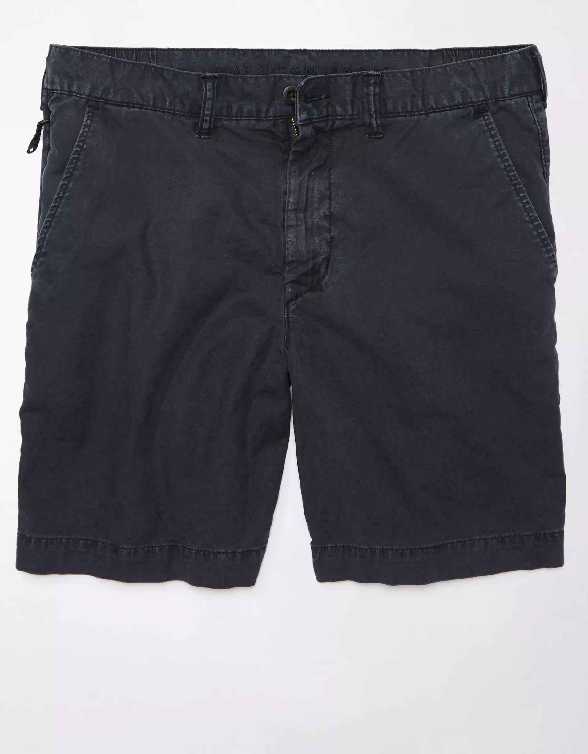 AE 9" Flex Weekend Linen-Blend Short Product Image