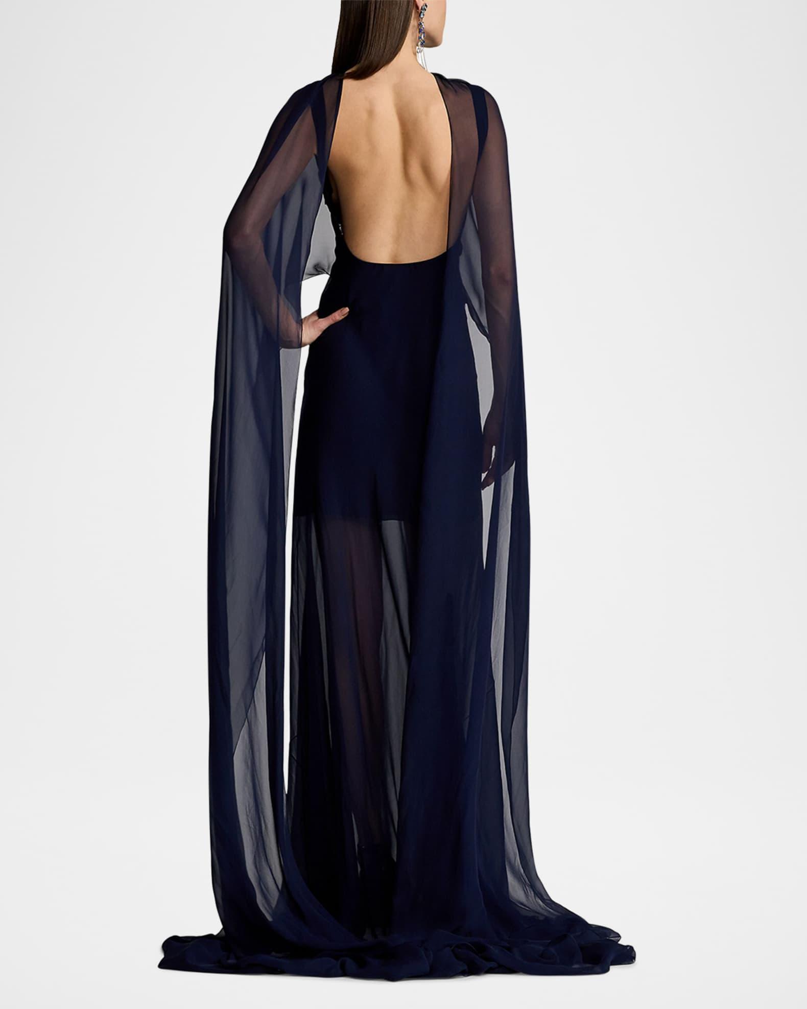 Dylon Washed Chiffon Scarf Evening Dress Product Image