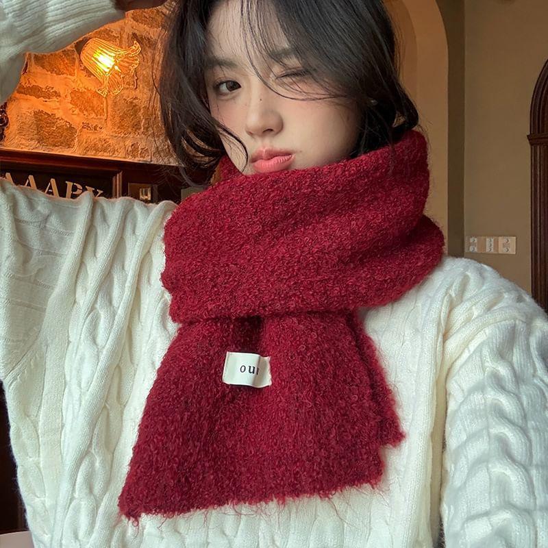 Plain Applique Scarf Product Image