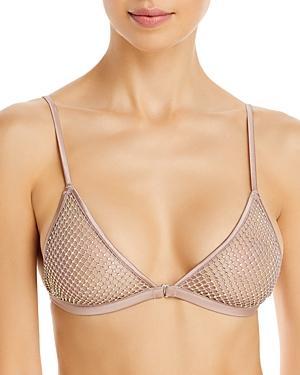 Rhinestone Fishnet Triangle Bra fleur du mal Product Image