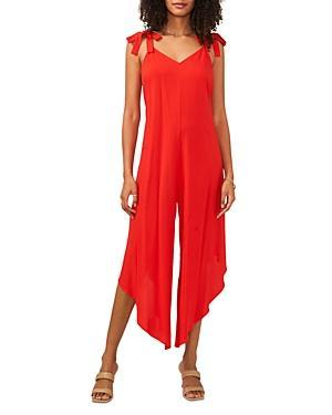 Vince Camuto Floral Tie Shoulder Jumpsuit Product Image