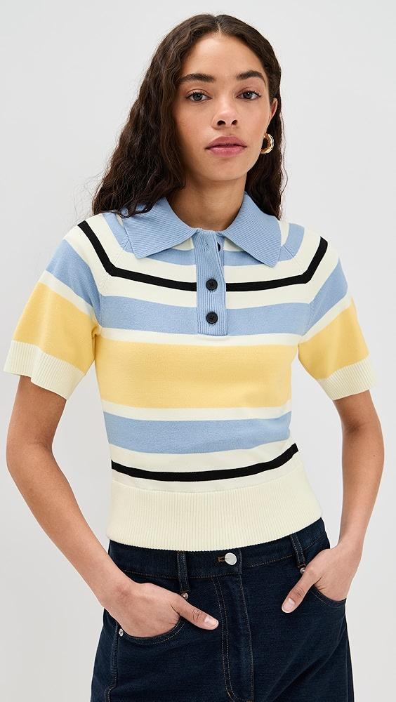 ALIGNE Emmet Knitted Polo | Shopbop Product Image