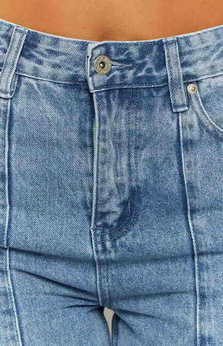 Monae Mid Wash Denim Jeans Product Image