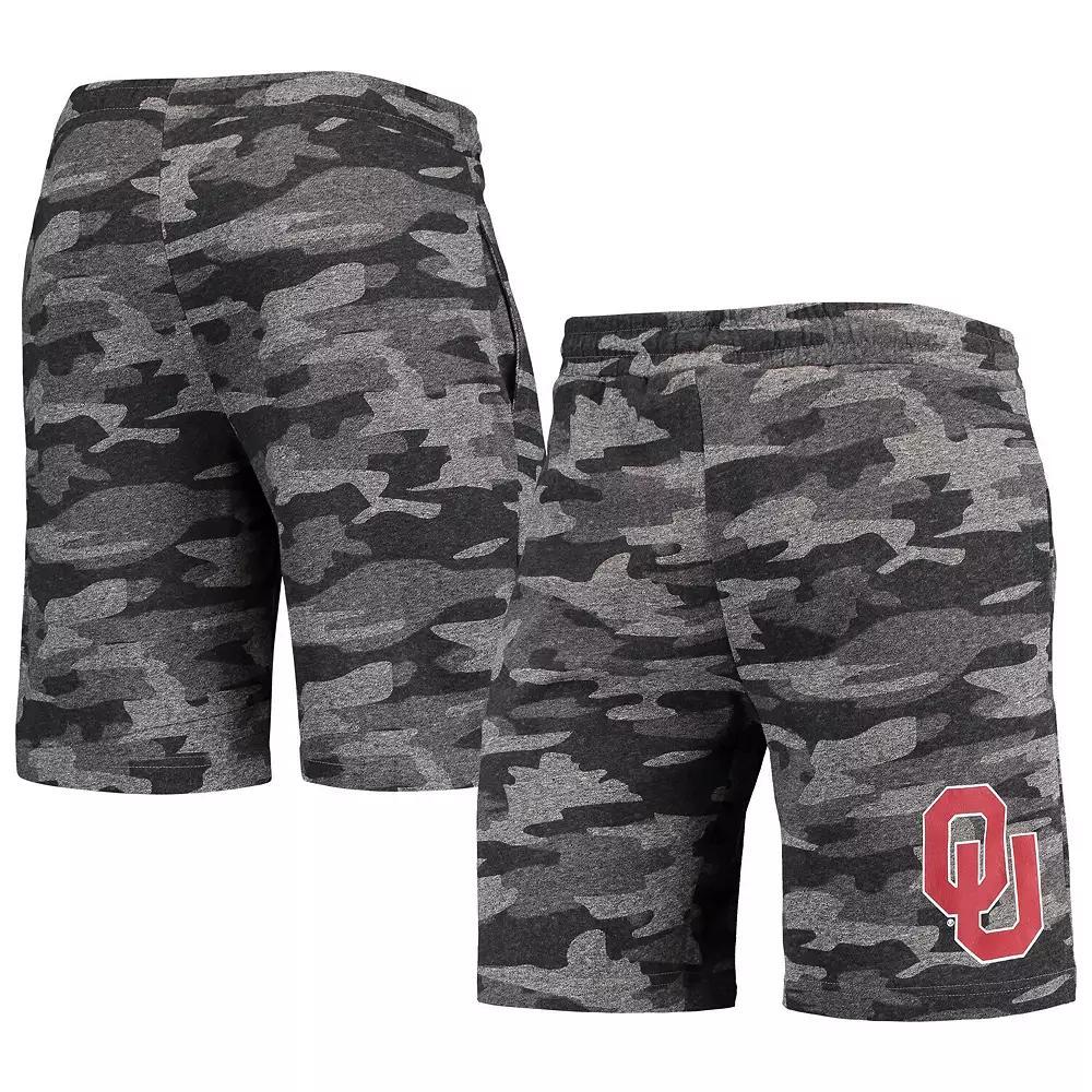 Men's Concepts Sport Charcoal/Gray Oklahoma Sooners Camo Backup Terry Jam Lounge Shorts, Size: XL Product Image