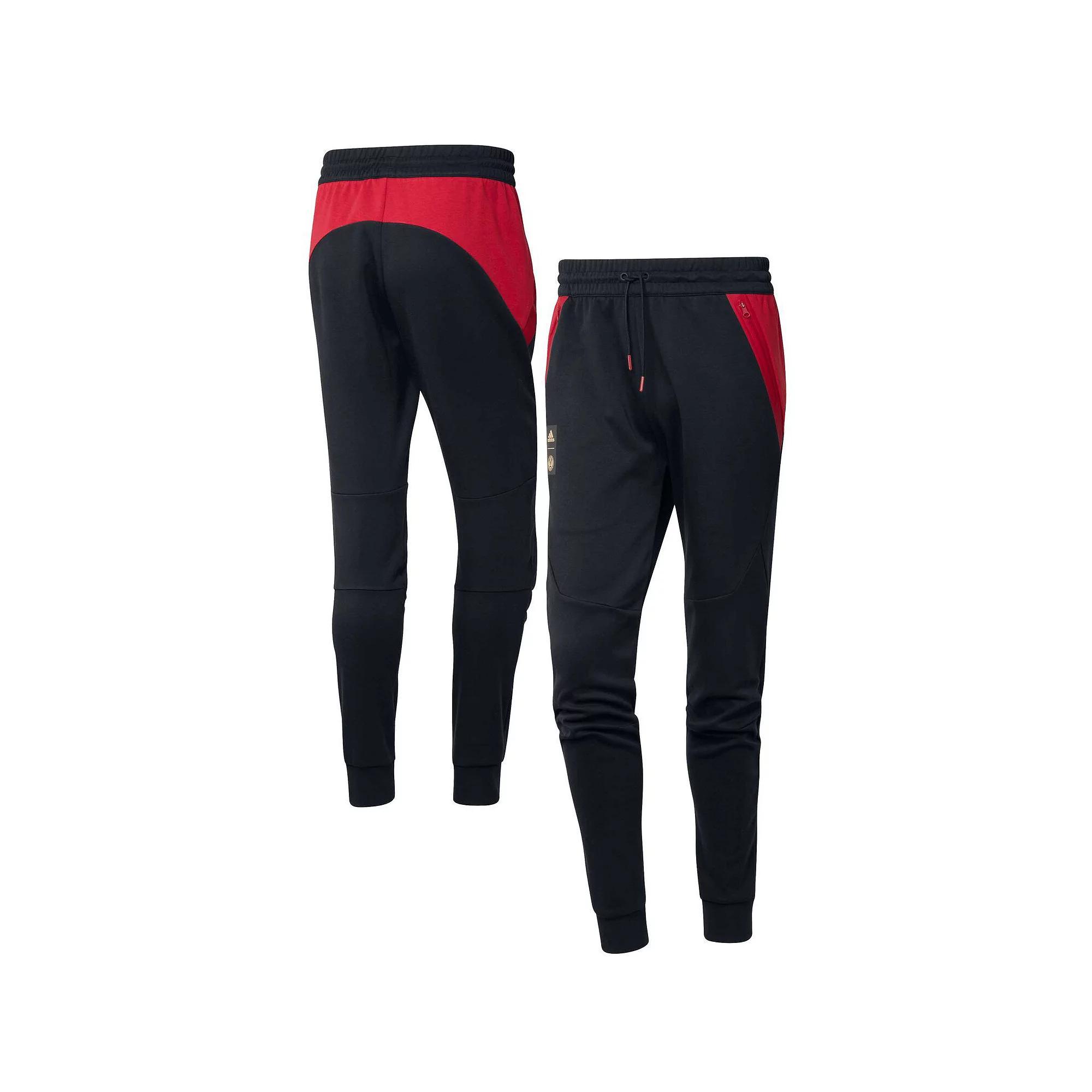 Mens adidas Black Atlanta United FC 2023 Player Club Travel Pants Product Image