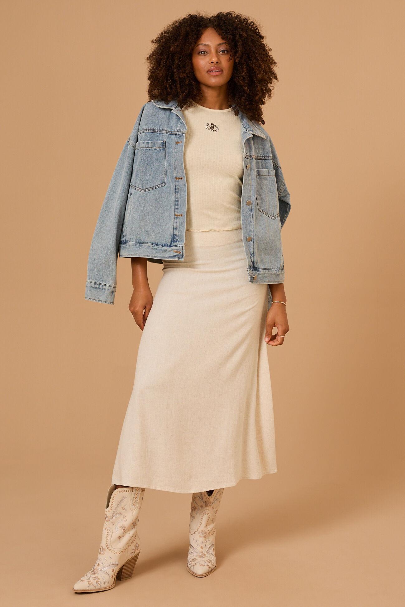 Good Fortune Ribbed Cropped Tank Product Image