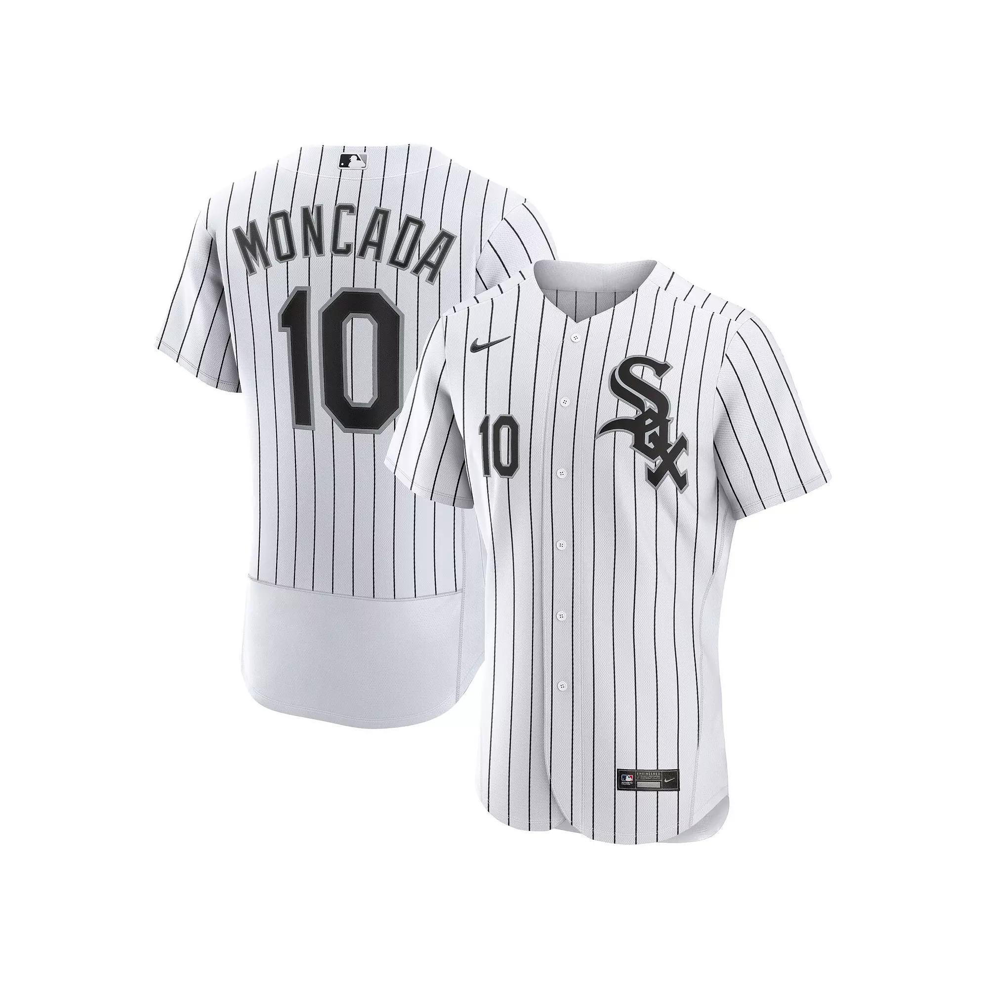 Men's Nike Yoan Moncada White Chicago White Sox Home Authentic Player Jersey, Size: 40 Product Image
