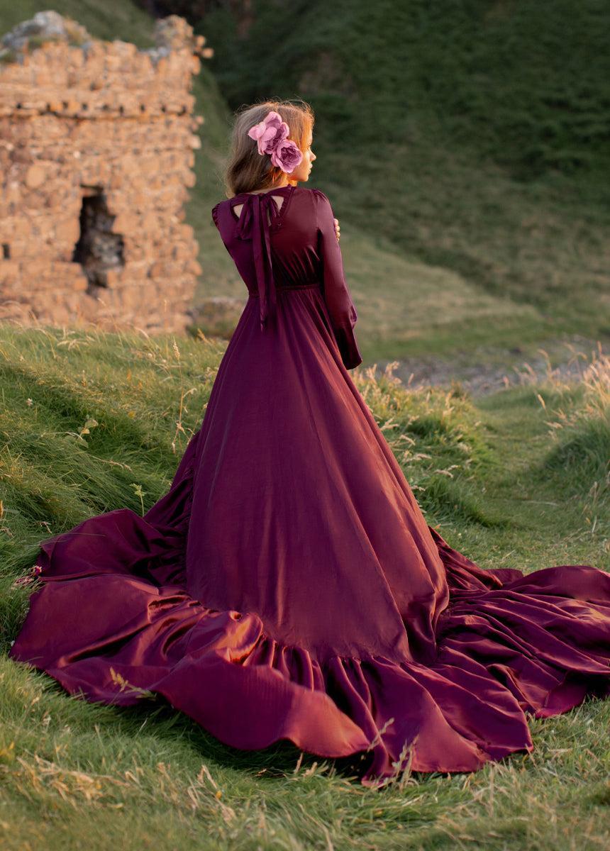 Leana Impact Dress in Plum Girls Product Image