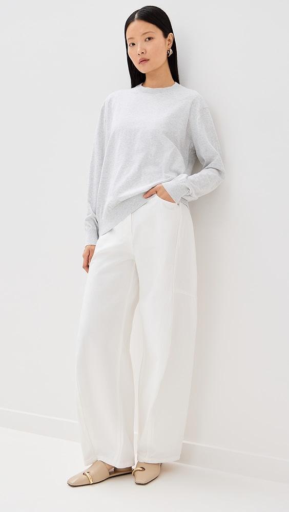 Tibi Super Fine Gauge Perfect Pullover | Shopbop Product Image