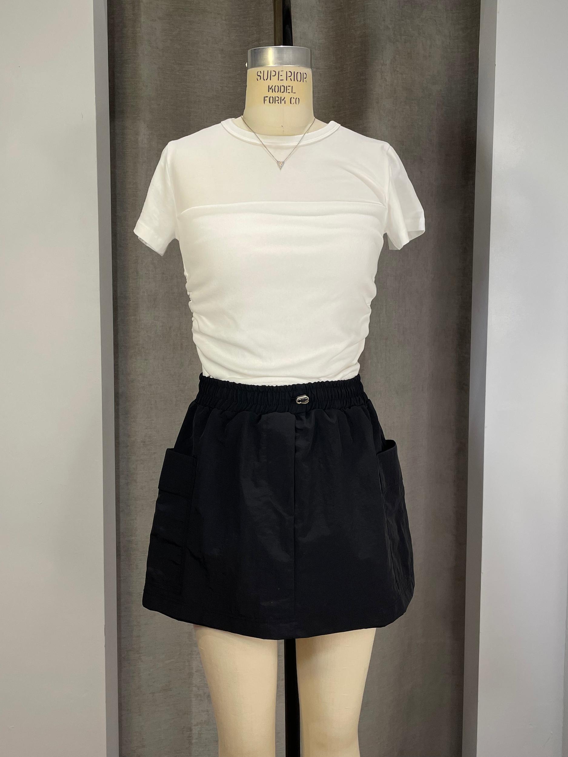 Utility Mini Skort Black Product Image