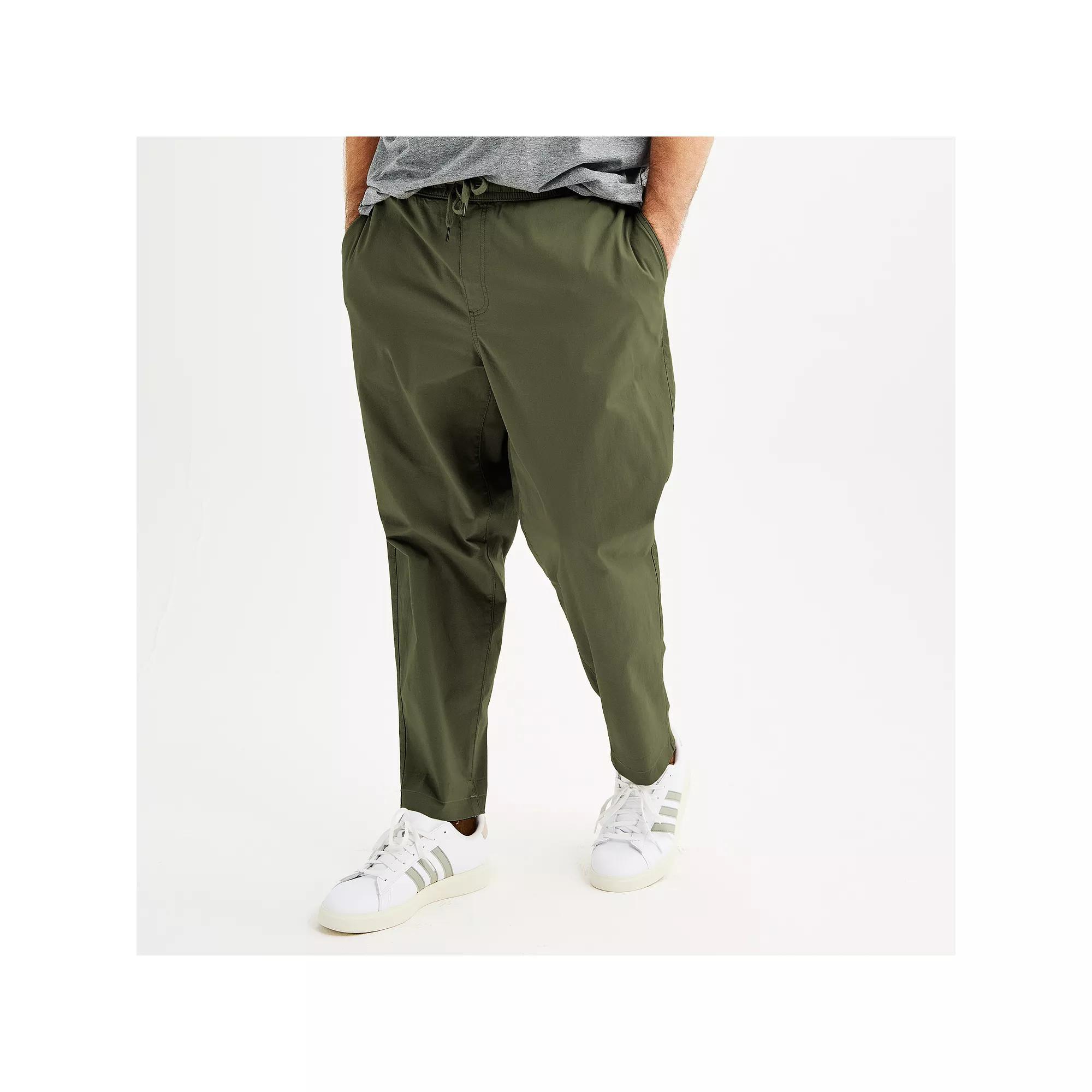 Big & Tall Sonoma Goods For Life® Pull-On Pants, Men's, Size: 3XB, Green Product Image