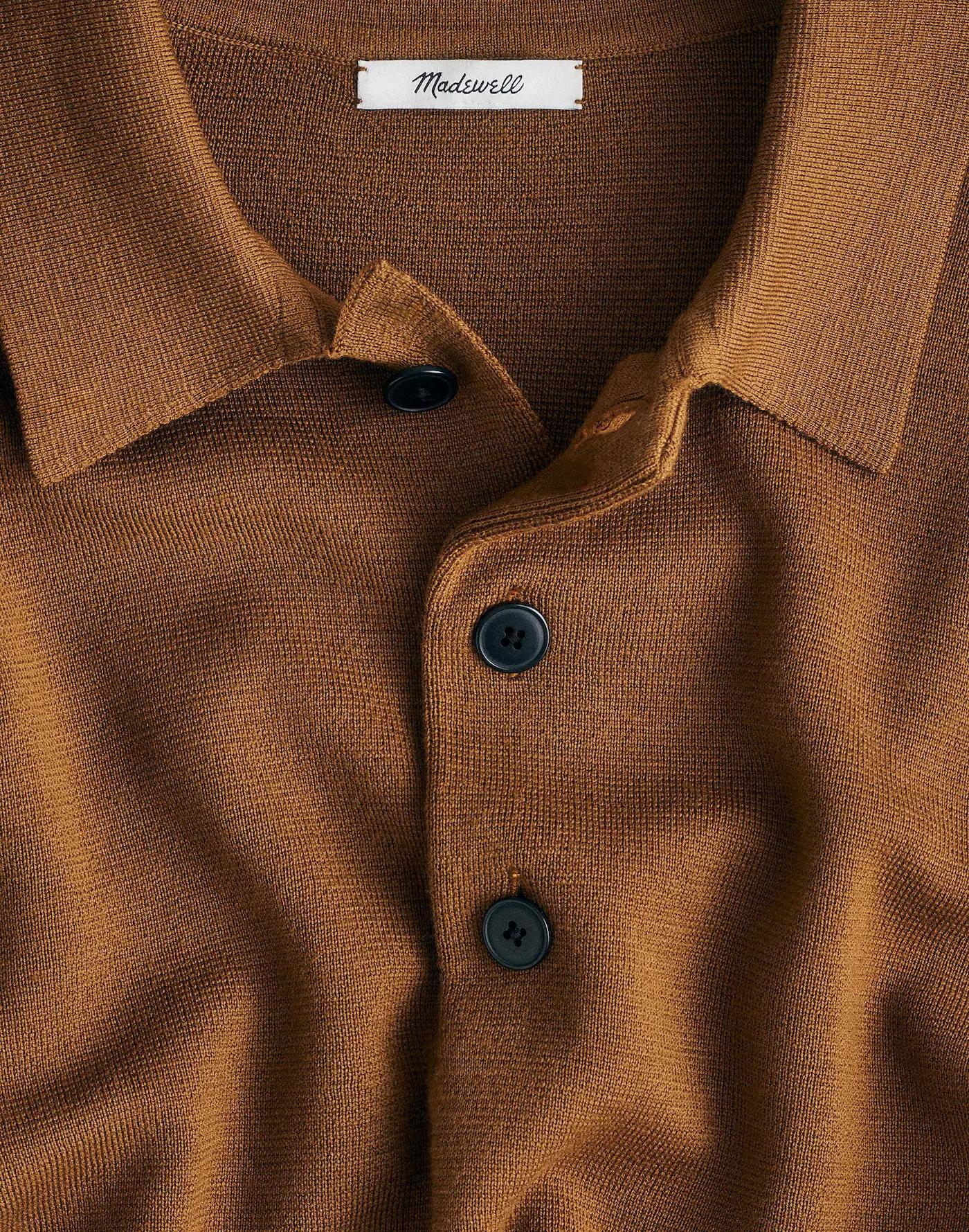 Milano-Knit Sweater Polo Shirt in Merino Wool Product Image