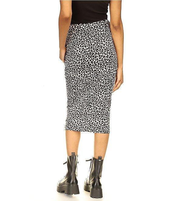 Michael Kors Cheetah Print Utility Midi Skirt Product Image