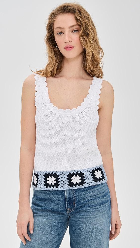 Splendid Sonia Crochet Sweater Tank | Shopbop Product Image