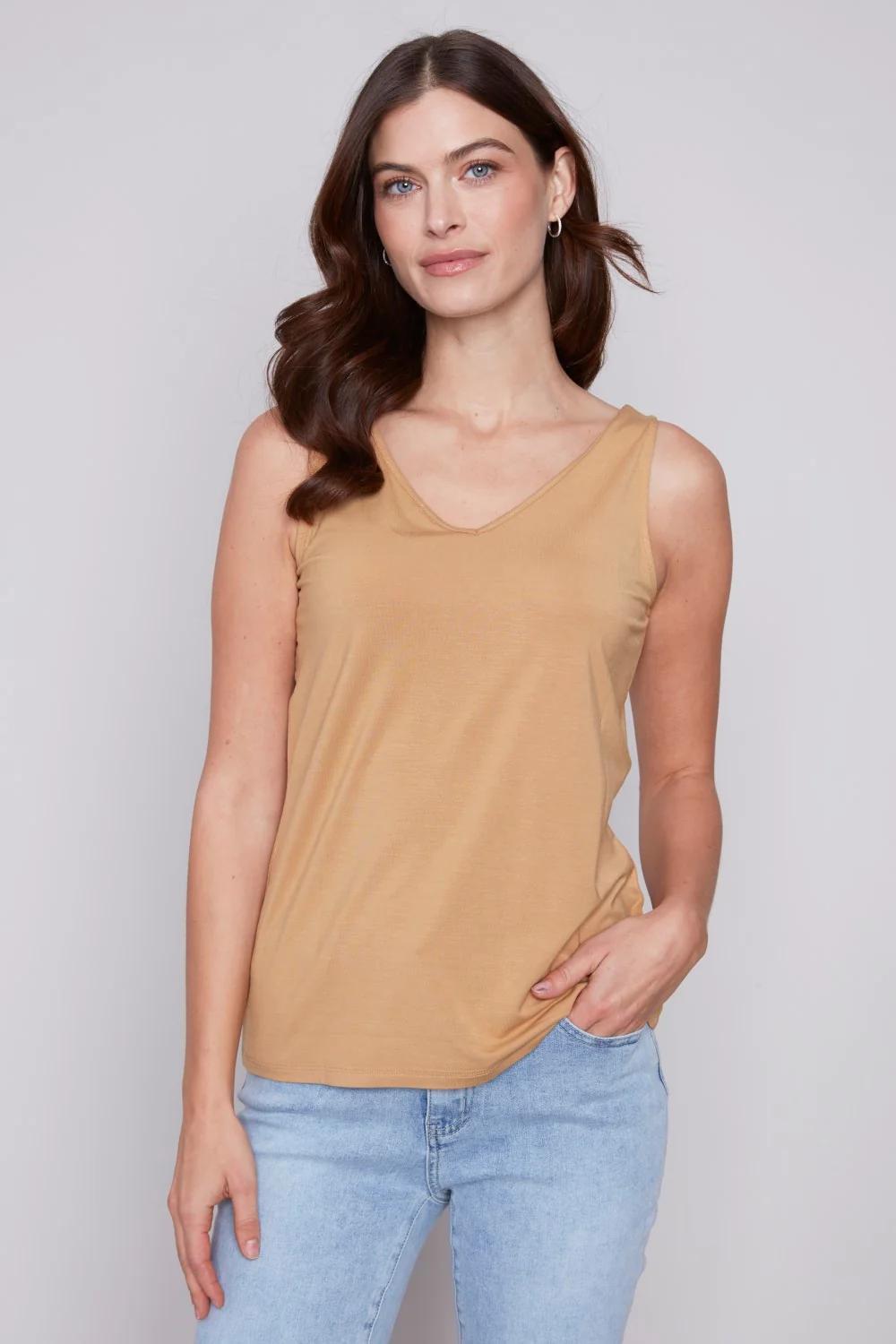 Reversible bamboo cami tank top Product Image