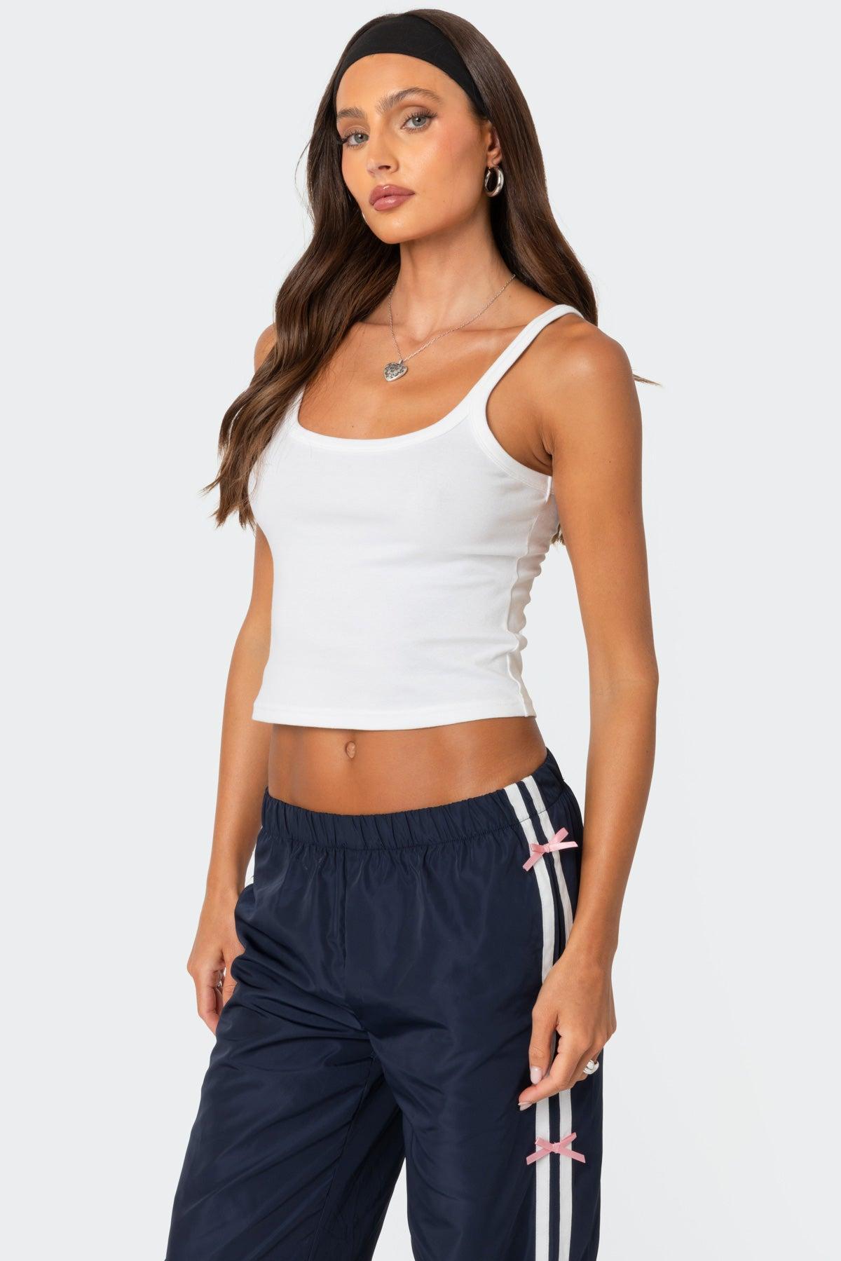 Bow Stripe Nylon Track Pants Product Image