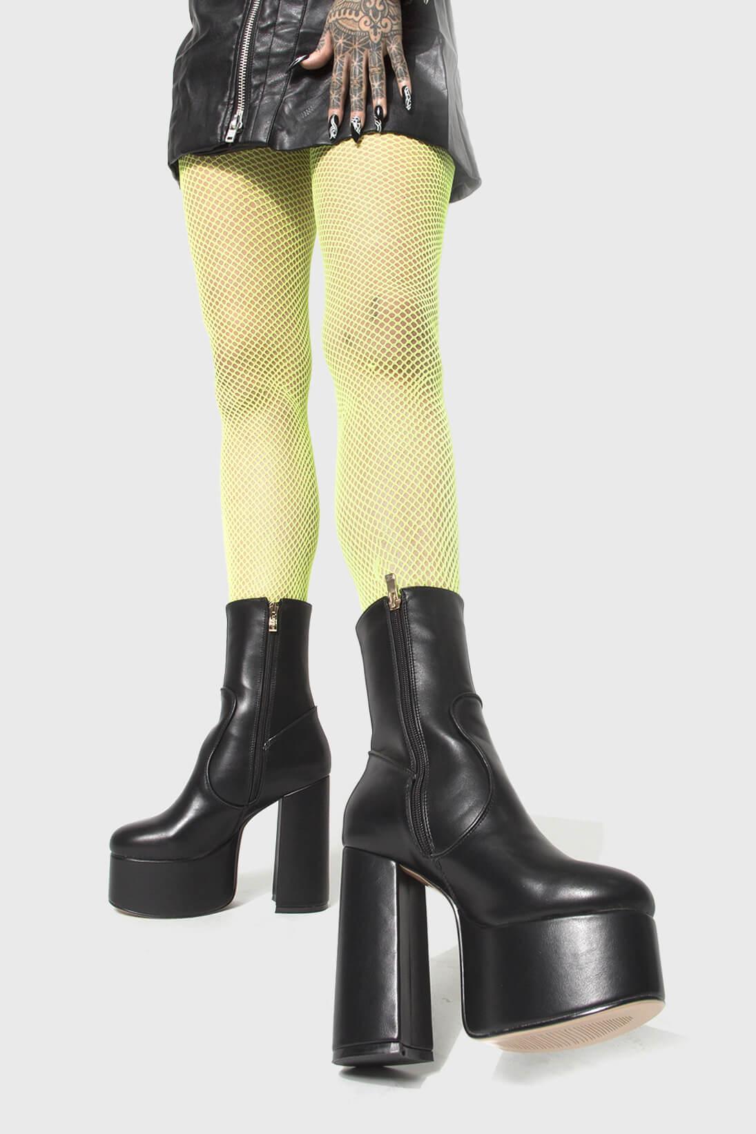 Adore You Platform Ankle Boots Product Image