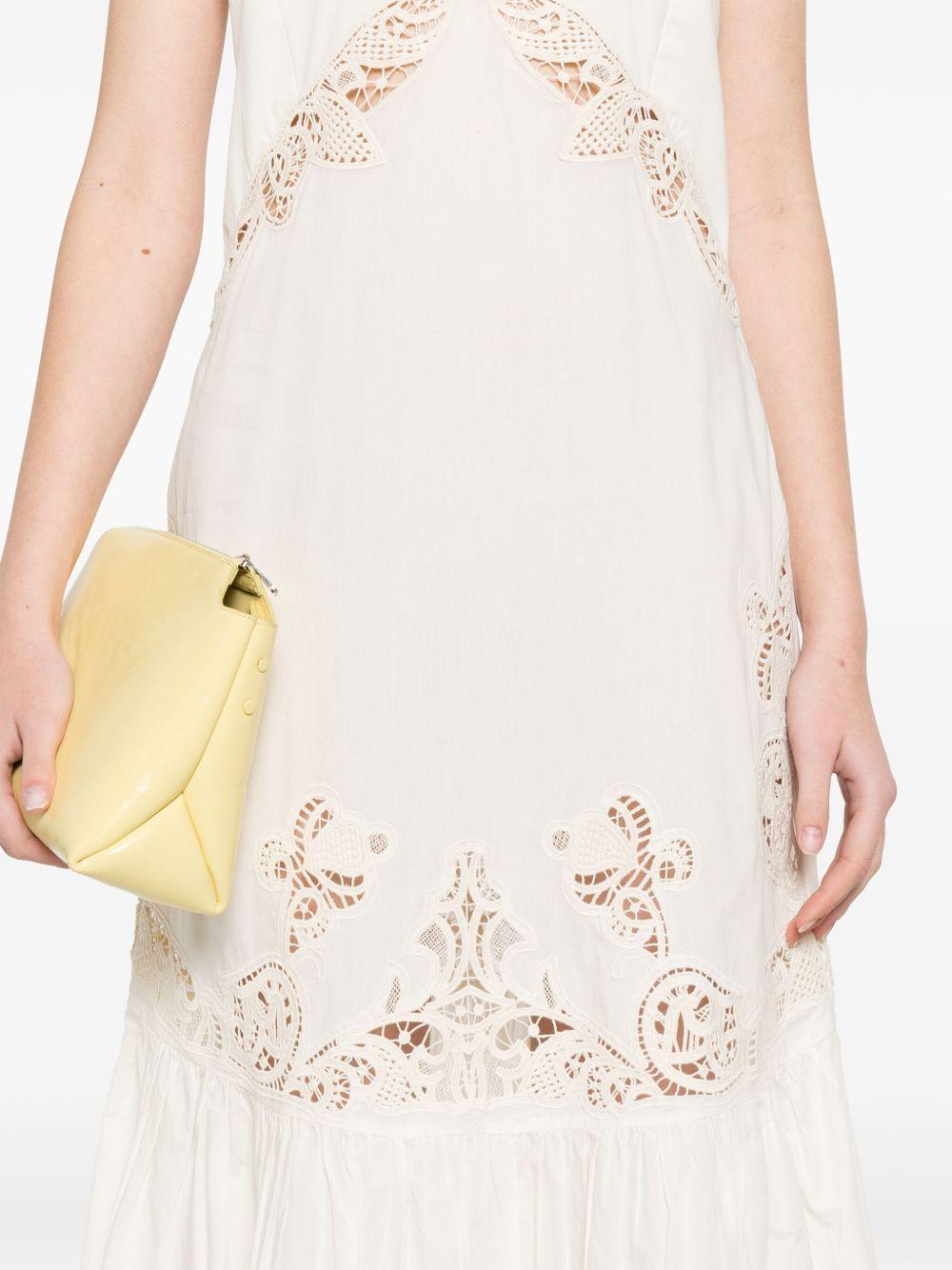 lace-detailed maxi dress Product Image