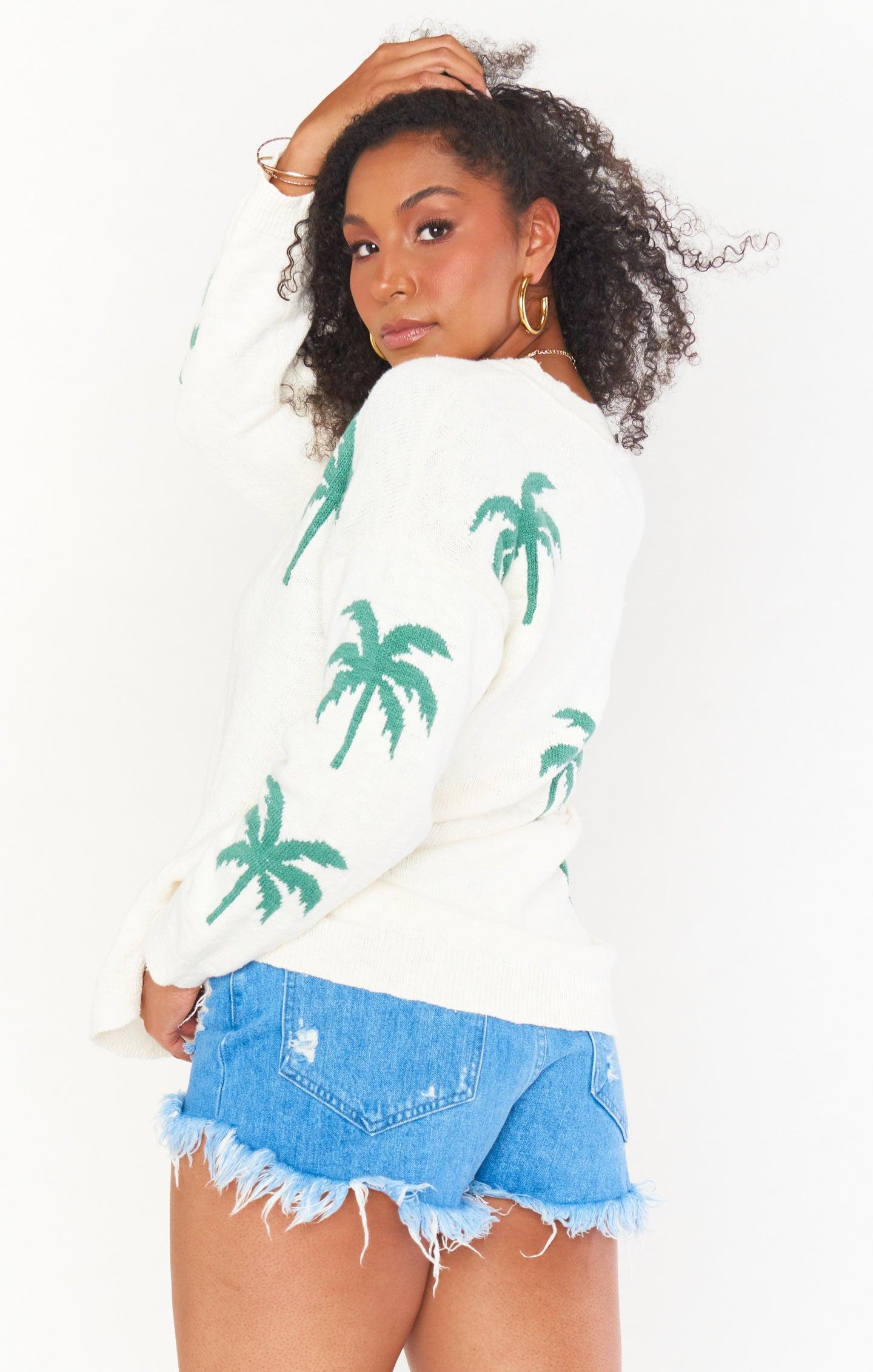 Gilligan Sweater ~ Palm Tree Knit Product Image