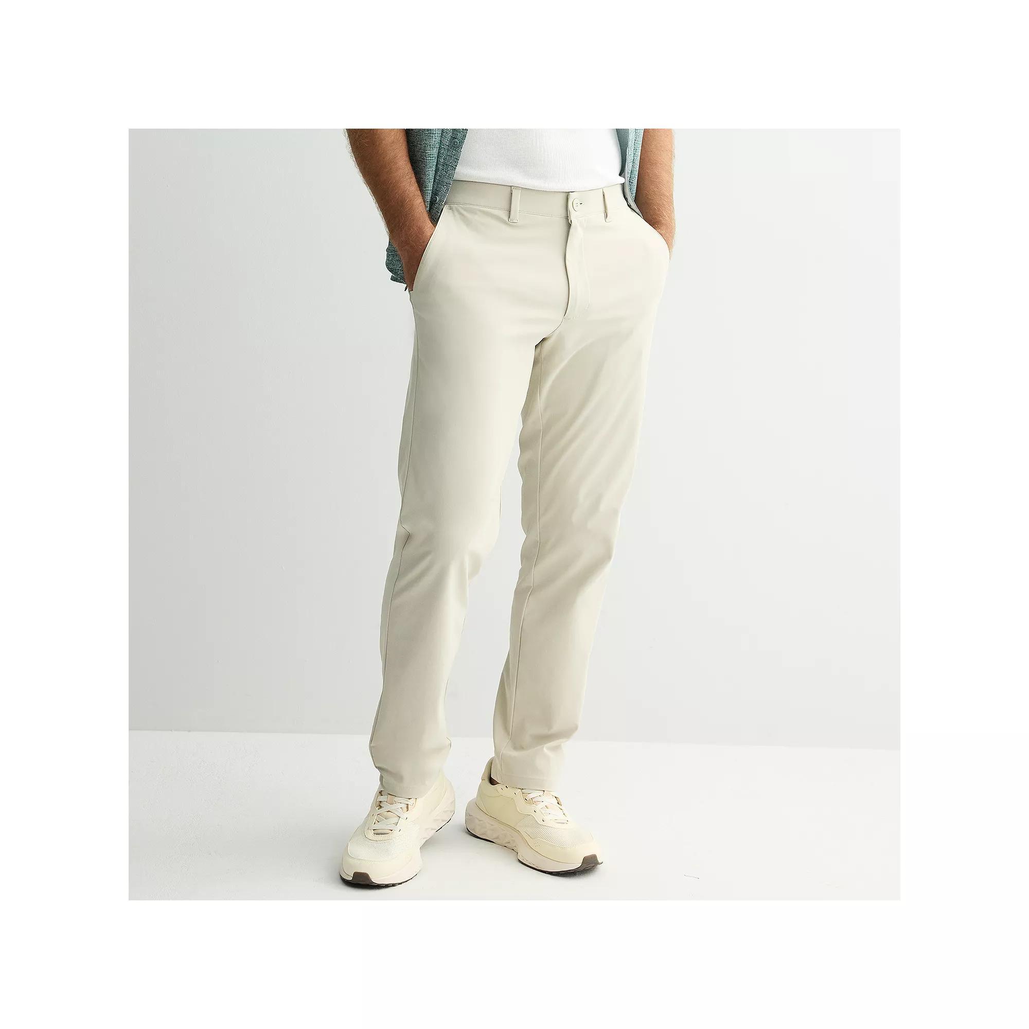 Men's FLX Premium Regular Fit Chino Pants, Size: 32X30, Brown Product Image