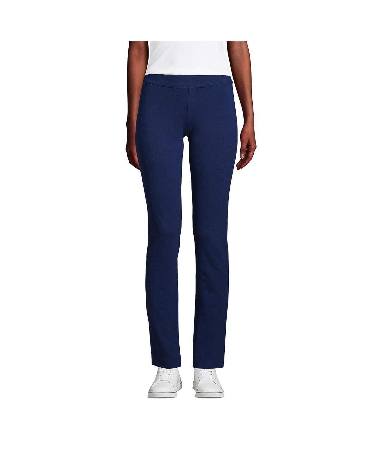 Women's Lands' End Starfish Slim-Cut Pull-On Pants, Size: Small, Evening Blue Product Image