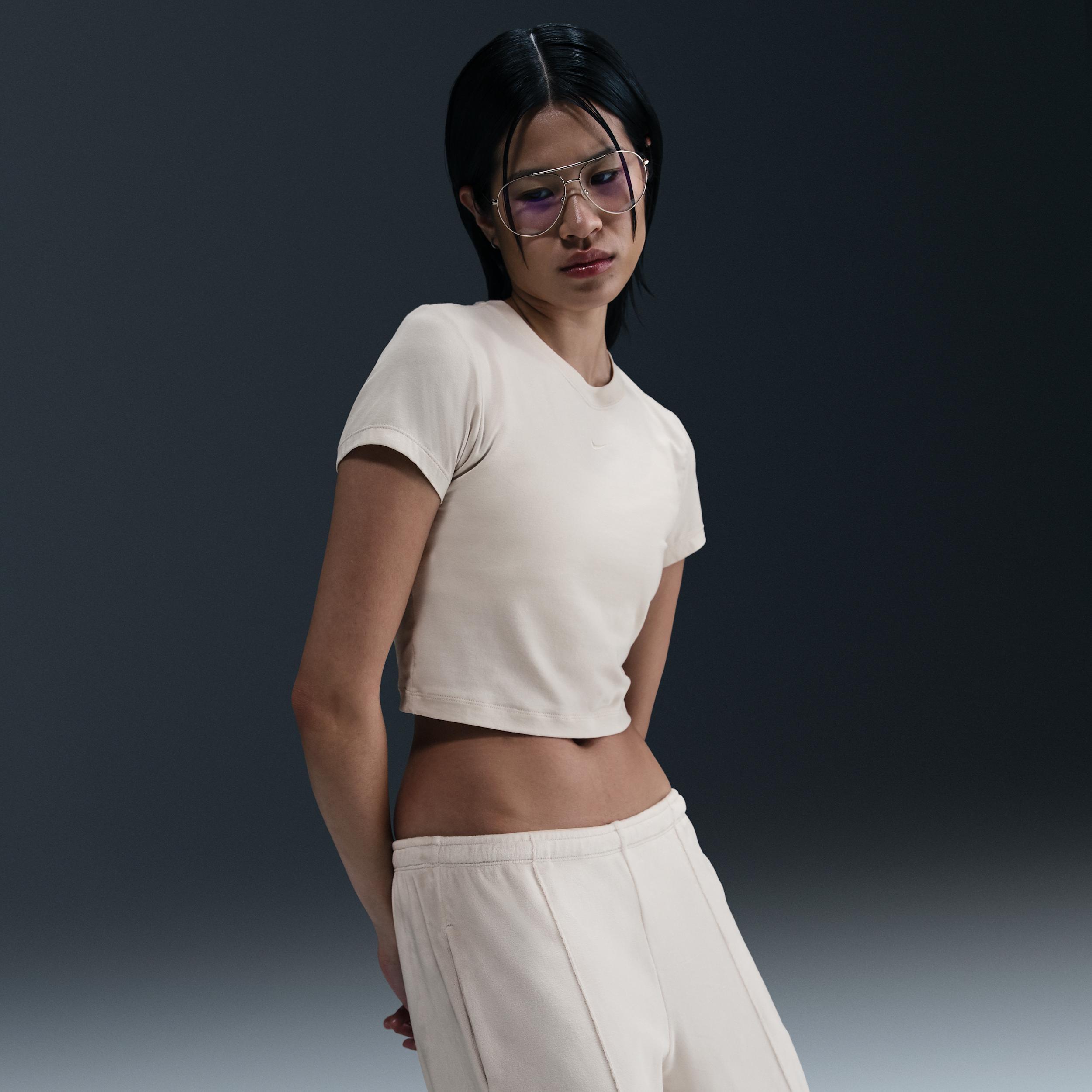 Women's Nike Sportswear Chill Knit Cropped T-Shirt Product Image