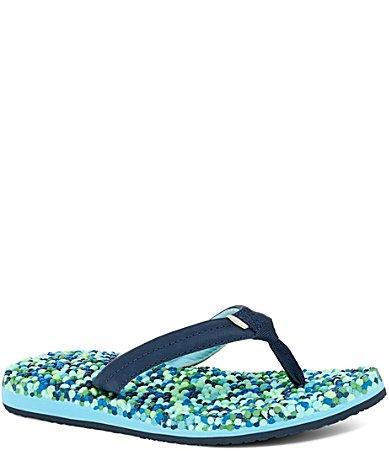 Sanuk Womens Bubblecush Rainbow Flip Flops Product Image