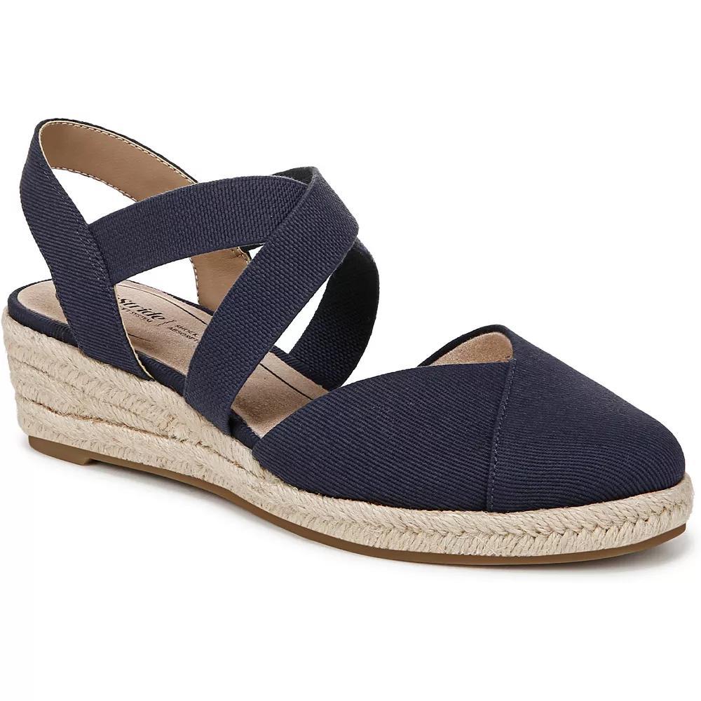 LifeStride Kimball Women's Espadrille Wedges, Size: 8 Wide, Lux Blue Product Image