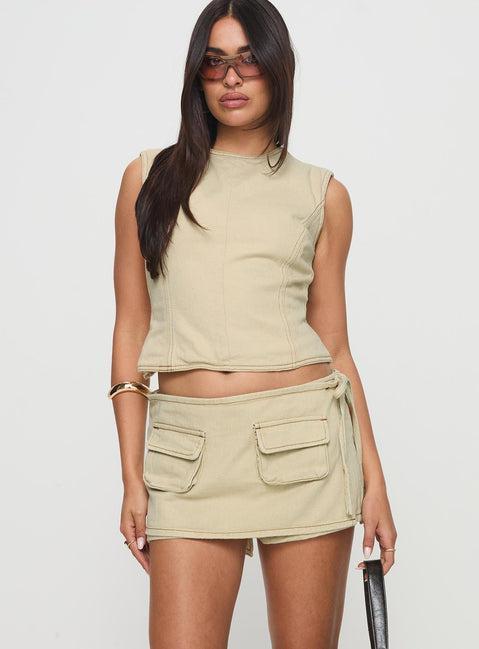 Countryside Skort Ecru Product Image