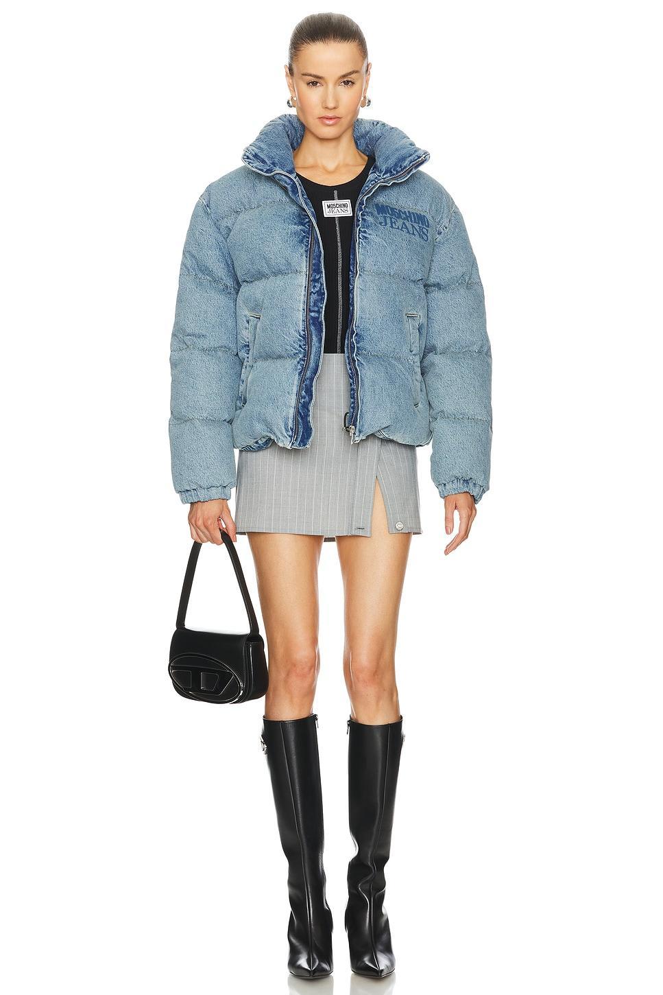 Pinstripe Mini Skirt Moschino Jeans Product Image