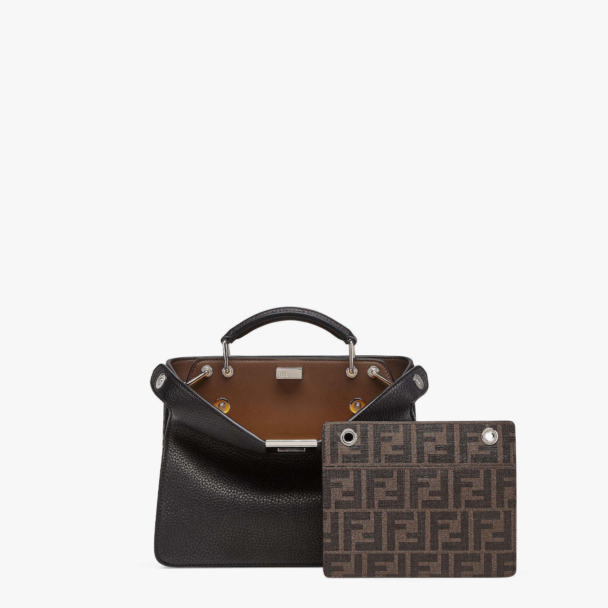 Peekaboo ISeeU SmallBlack leather bag Product Image