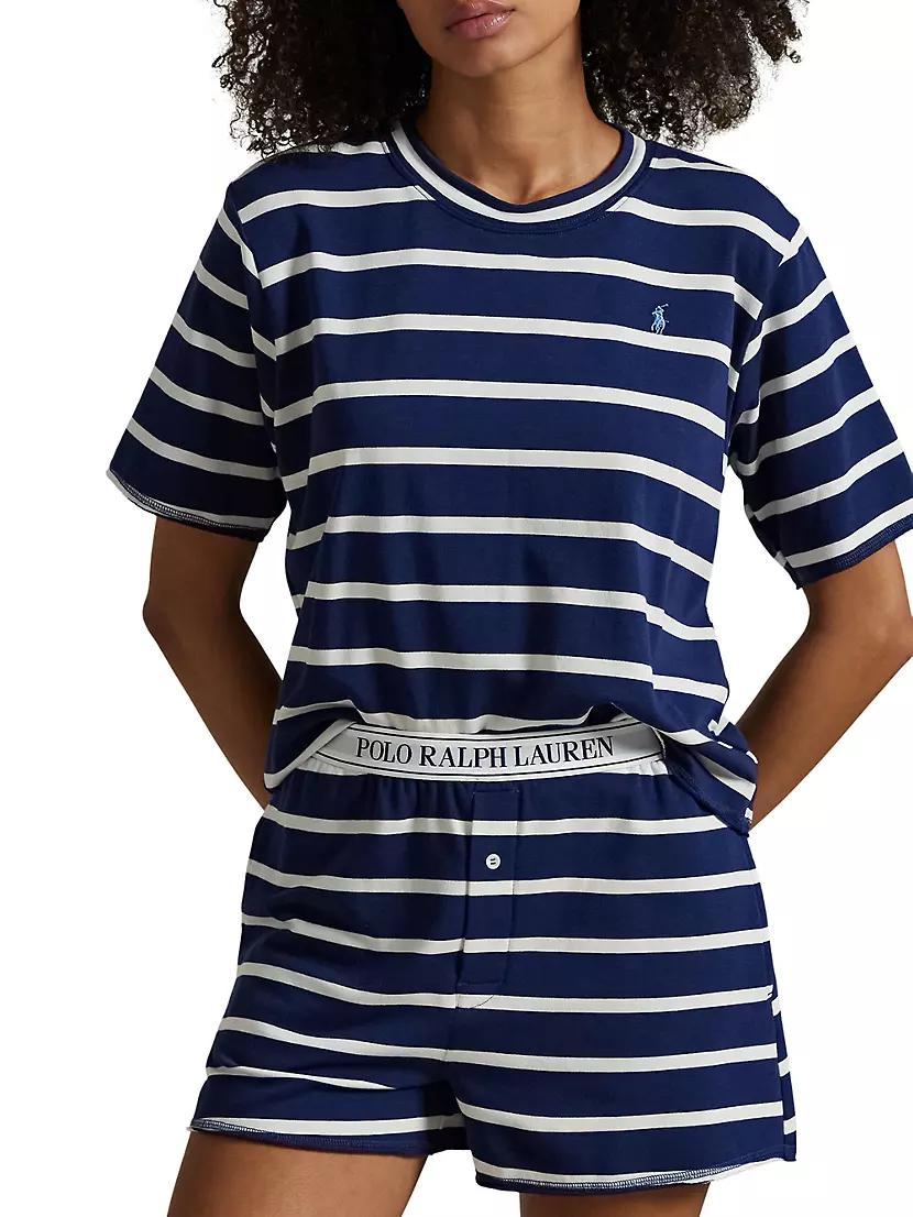 Striped Jersey Short Pajamas Product Image