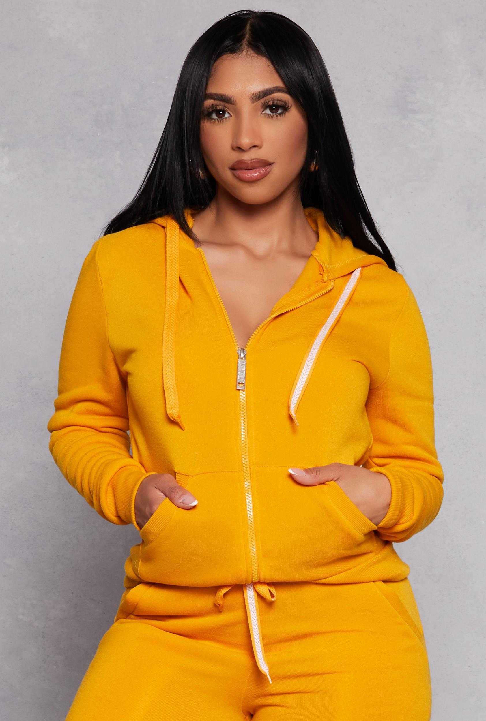 Womens Fleece Full Zip Hoodie Product Image
