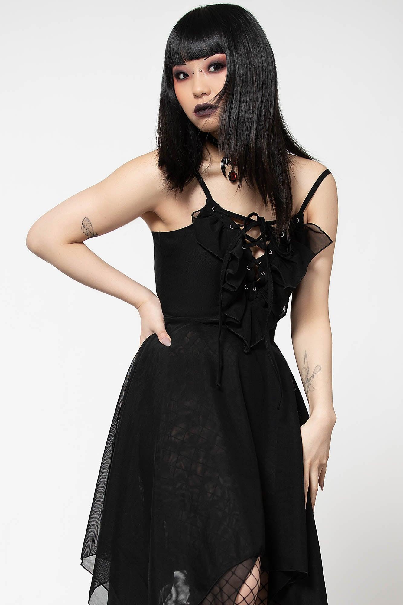 Anshee Lace-Up Dress Female Product Image
