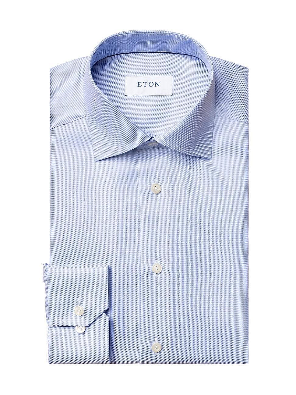 Mens Contemporary-Fit Houndstooth Dress Shirt Product Image