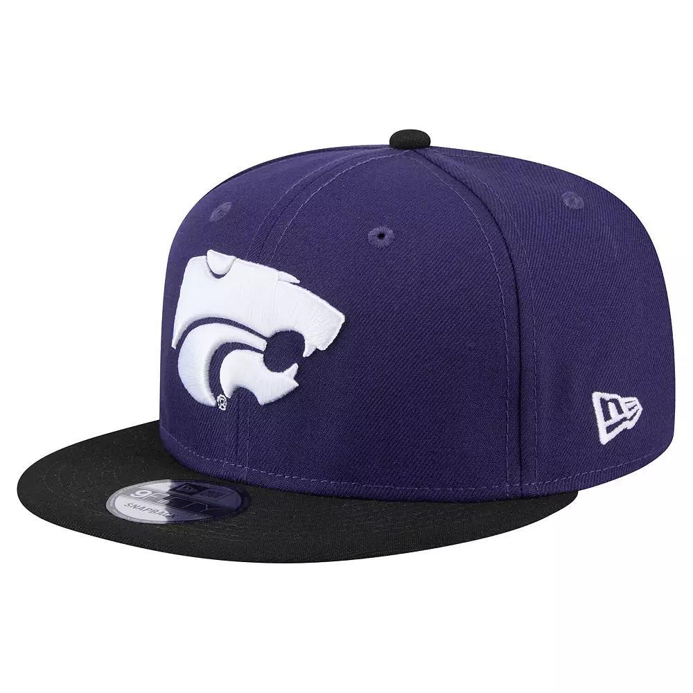 Mens New Era /Black Kansas State Wildcats Two-Tone 9FIFTY Snapback Hat Product Image