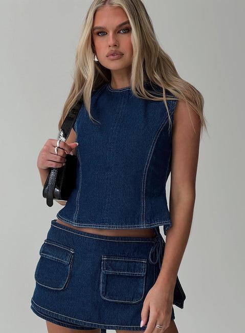 Countryside Top Denim Product Image