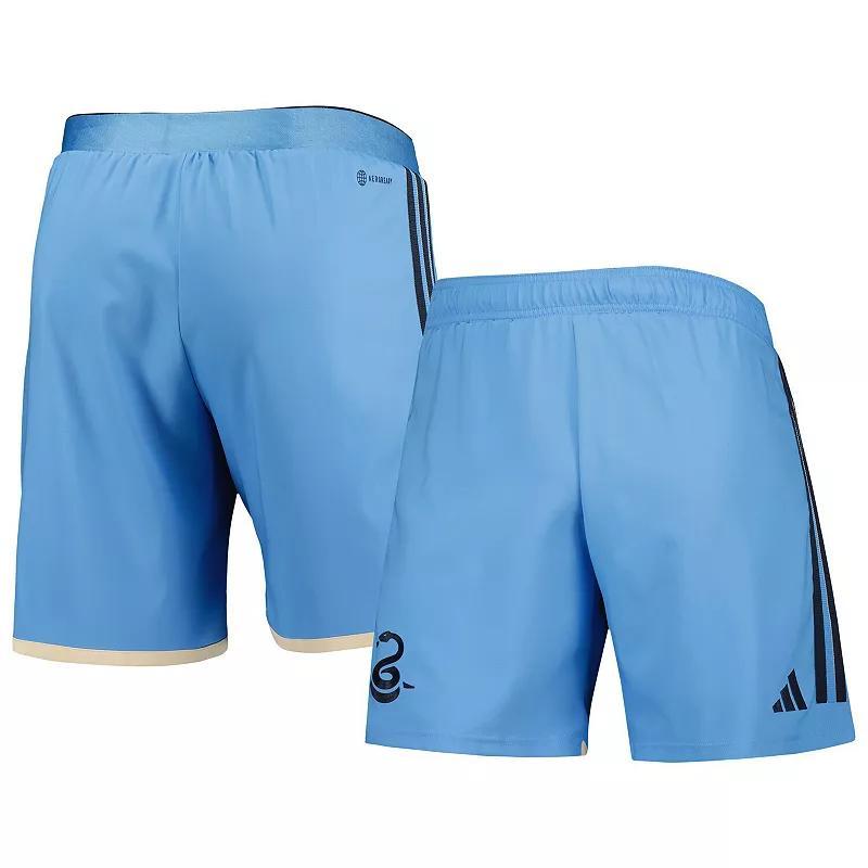 Men's adidas Light Blue Philadelphia Union 2023 Away AEROREADY Authentic Shorts, Size: 3XL, Uni Light Product Image