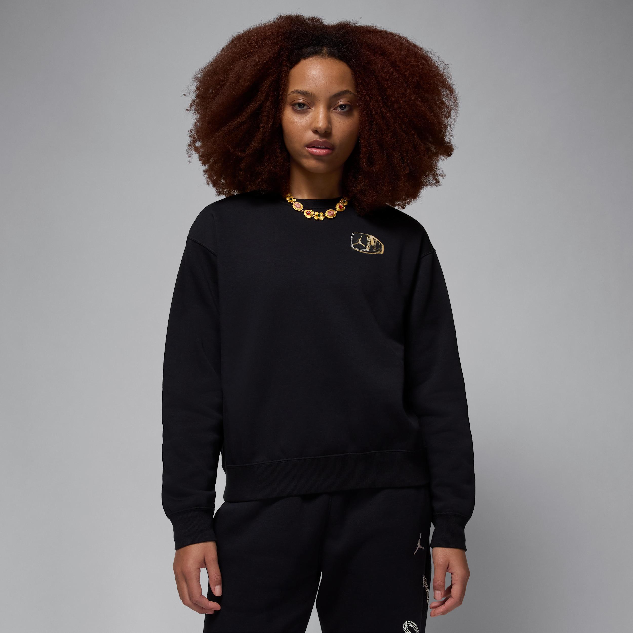 Women's Jordan Brooklyn Fleece Crew-Neck Sweatshirt Product Image