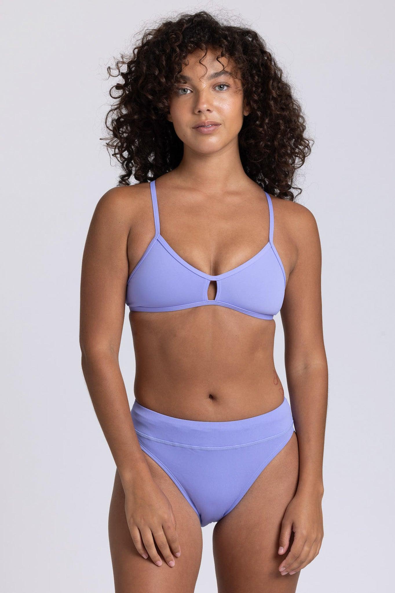Zoe Bikini Bottom - Lavender Female Product Image