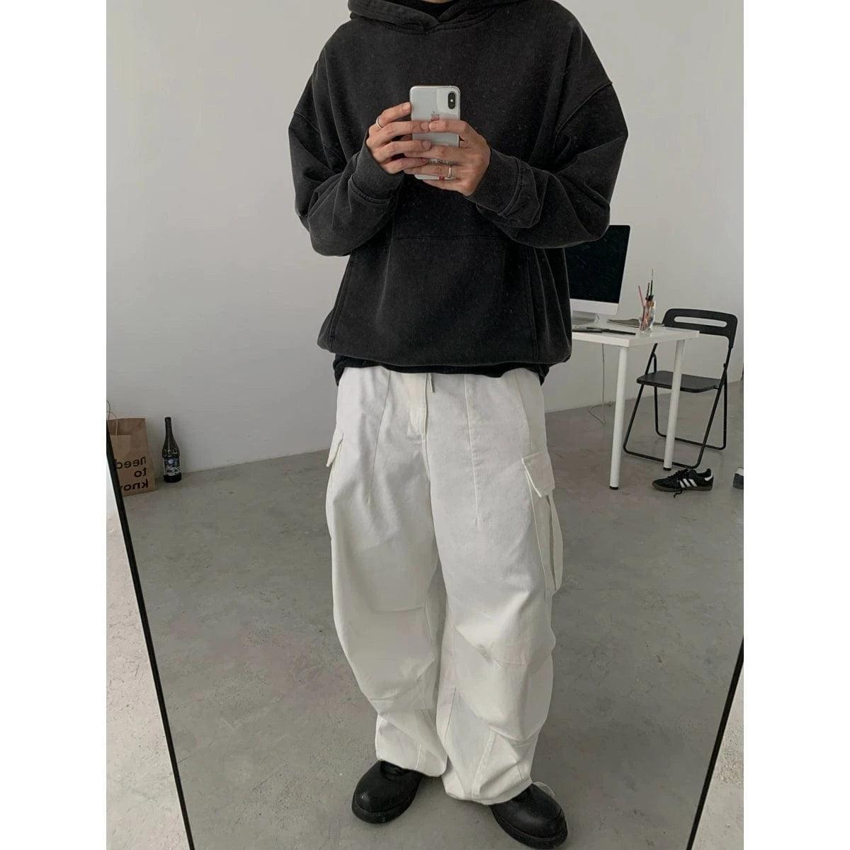 RT No. 18748 WORKWEAR PARACHUTE STRAIGHT PANTS Product Image
