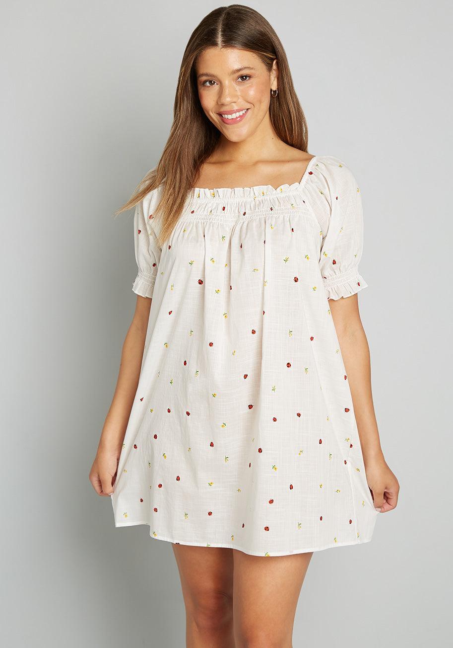 Summertime Garden Stories Smocked Mini Dress Product Image