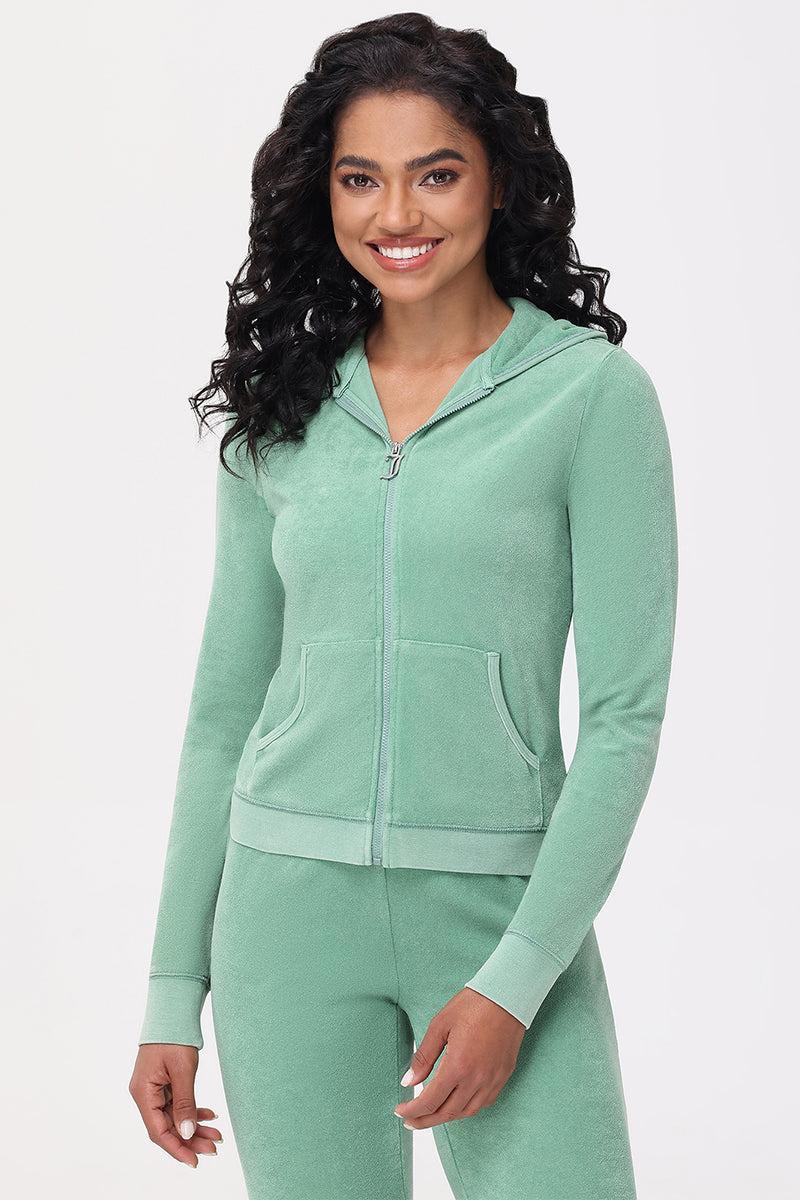 Big Bling Towel Terry Zip Hoodie Product Image