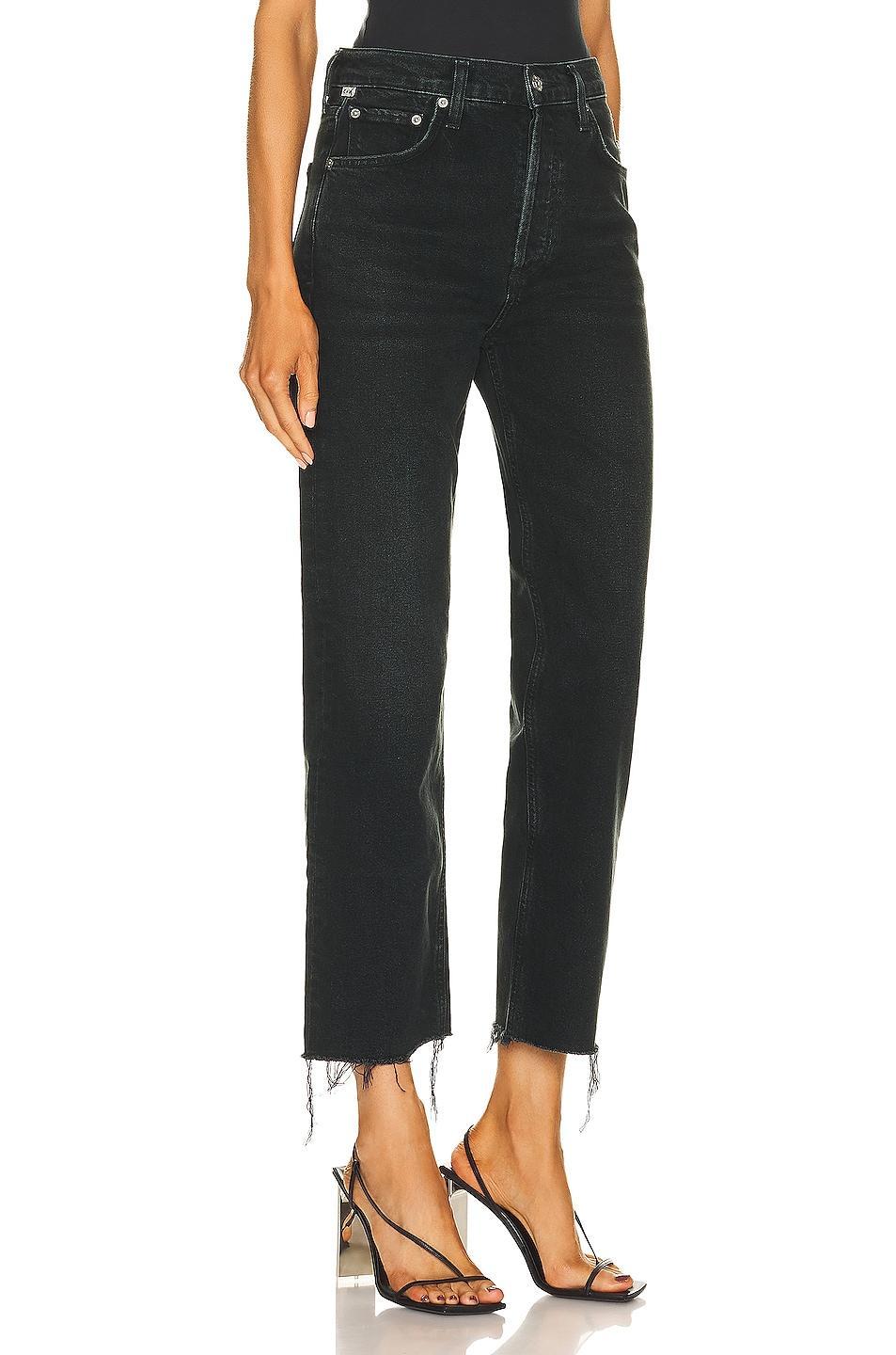 Citizens of Humanity Florence Wide Straight in Black Product Image