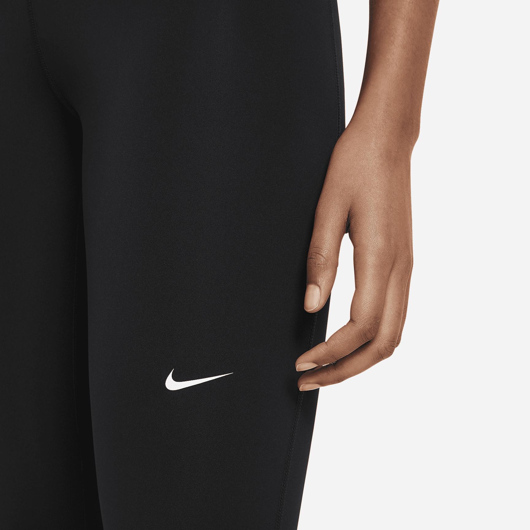 Women's Nike Pro Mid-Rise Mesh-Paneled Leggings Product Image