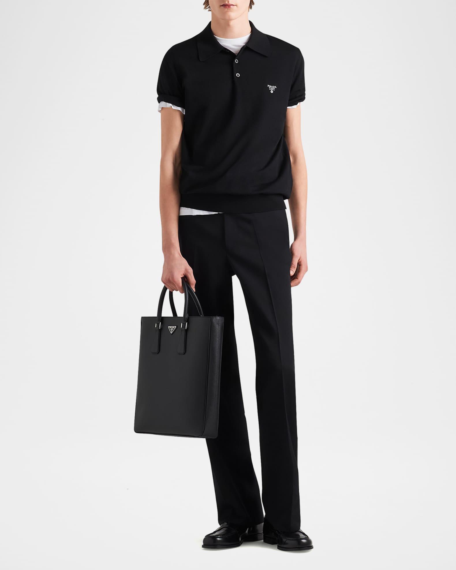 Men's Wool Logo Polo Product Image