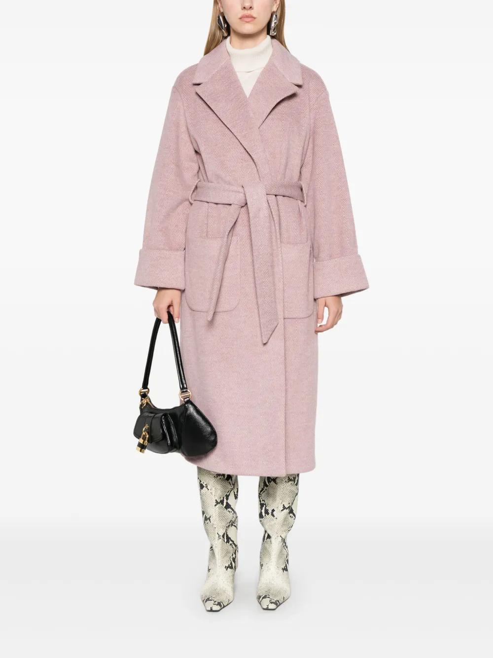 belted coat  Product Image